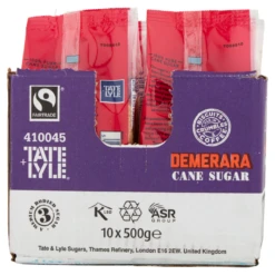 Tate & Lyle Demerara Sugar 500g - Case Of 10 -Mxwhole Sale Tate Lyle Fairtrade Unrefined Demerara Pure Cane Sugar 500g 5010115934386 82