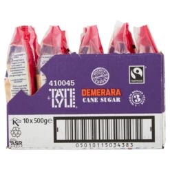Tate & Lyle Demerara Sugar 500g - Case Of 10 -Mxwhole Sale Tate Lyle Fairtrade Unrefined Demerara Pure Cane Sugar 500g 5010115934386 83