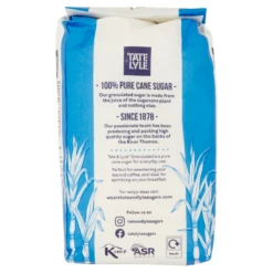 Tate & Lyle Granulated Sugar 1kg - Case Of 15 -Mxwhole Sale Tate Lyle Pure Cane Granulated Sugar 1kg 5010115910014 72