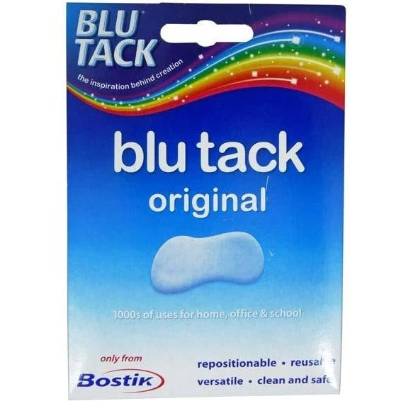 Bostik Blu Tack Original 60g - Case Of 12 1 Bostik Blu Tack Original 60g - Case Of 12