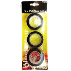Blackspur Black PVC Tape 3 Pack